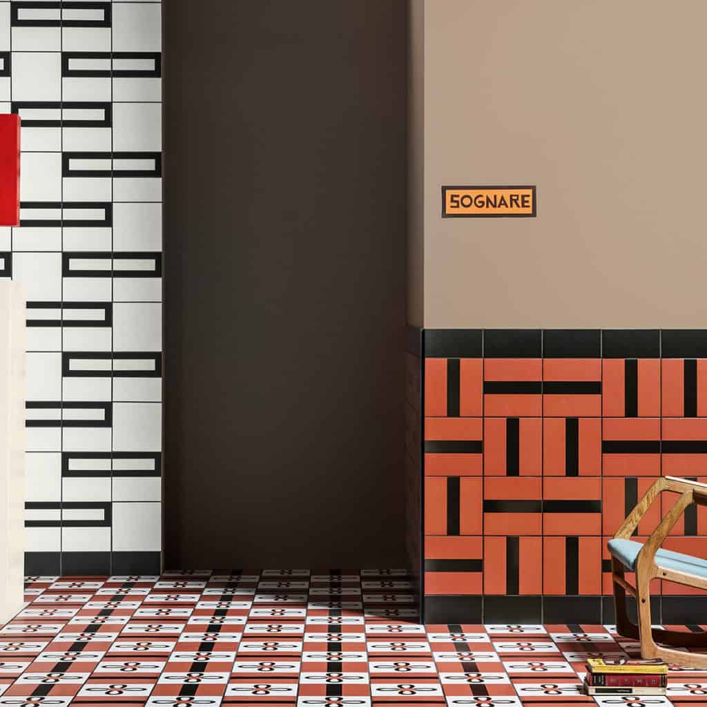 La faience Mattonelle Margherita par Nathalie du Pasquier chez Mutina