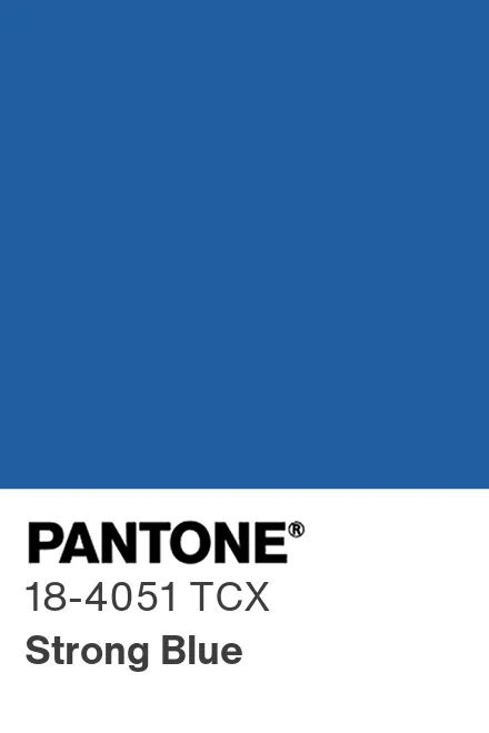 Pantone Strong Blue