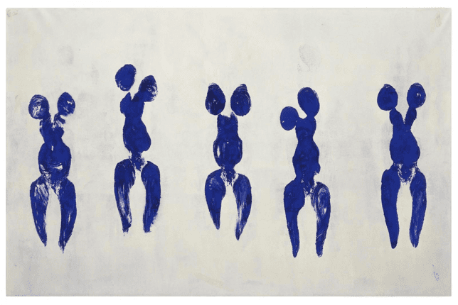 Yves Klein Anthropometrie de lEpoque Bleue ANT 82 1960