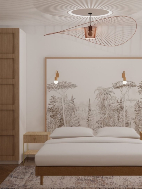 Visuel 3D de la chambre parentale